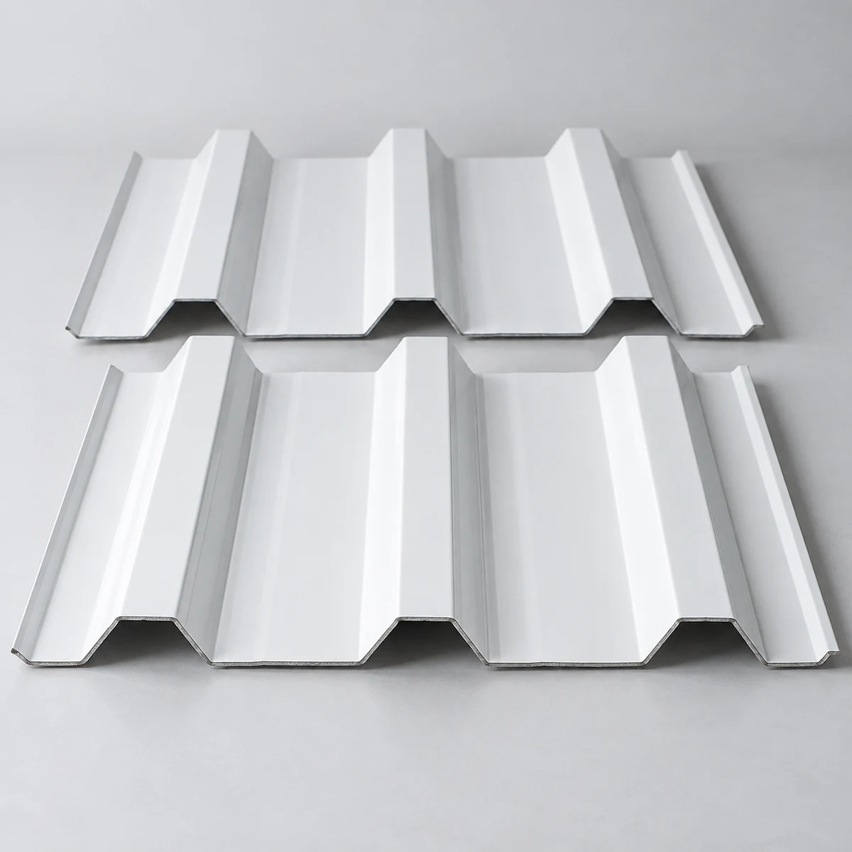 Color Steel Sheet - white painted (product illustration)
