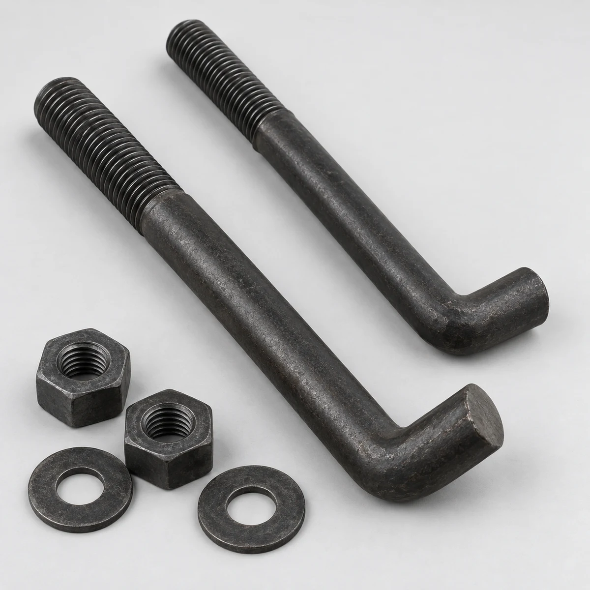 Embedded Anchor Bolt - black finish (product illustration)