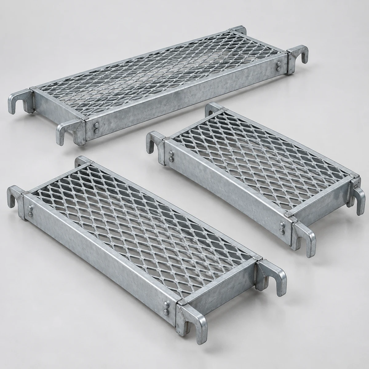 Steel Mesh Plank - galvanized (product illustration)