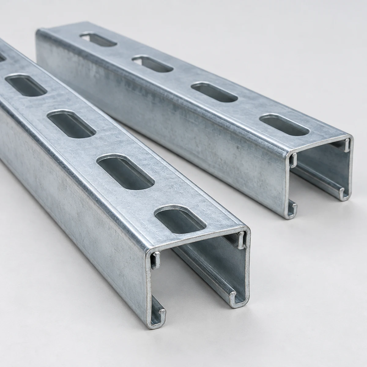 Seismic Support C Channel - galvanized (product illustration)