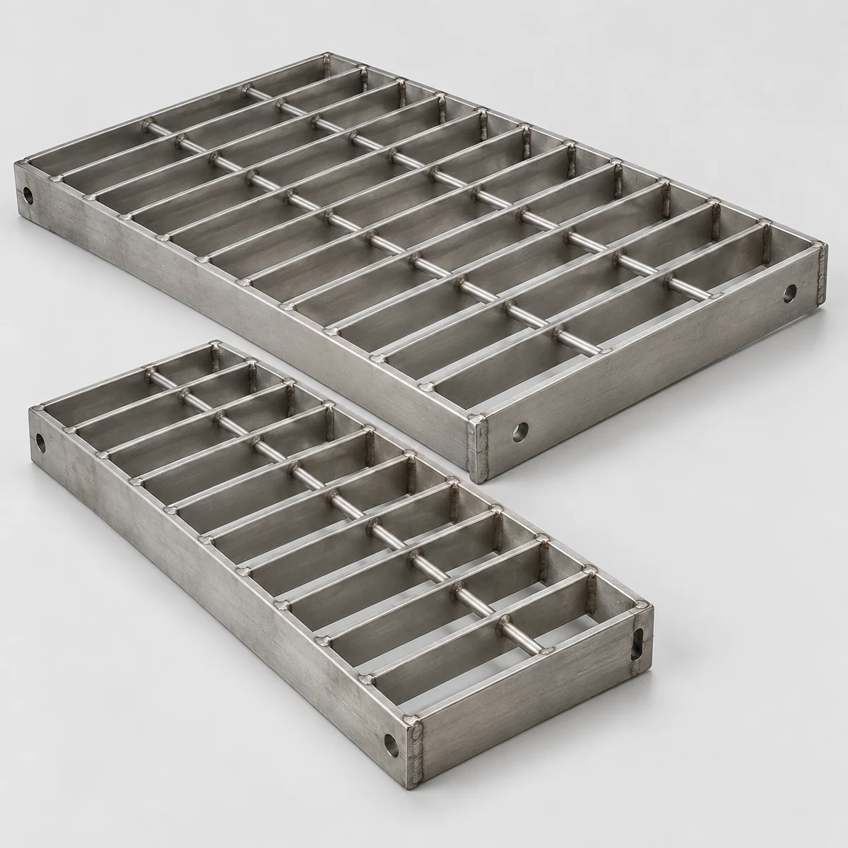 Steel Grating - natural finish (product illustration)
