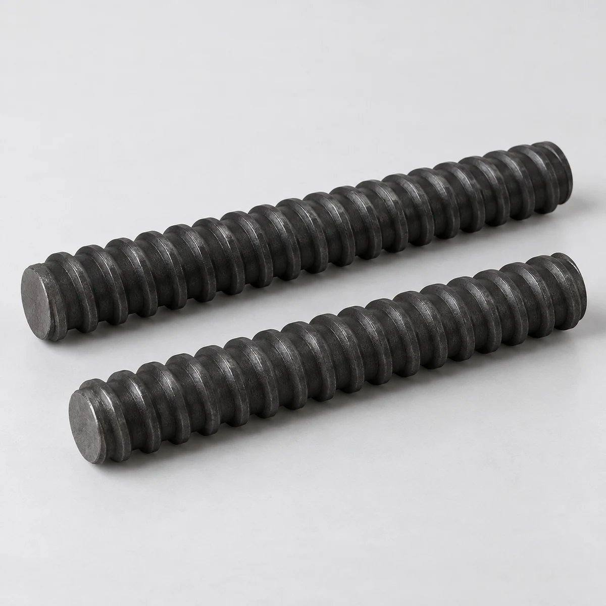Trapezoidal Threaded Rod - black finish (product illustration)
