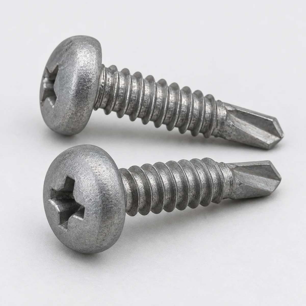 Pan Head Self Drilling Screw - zinc-flake finish (product illustration)