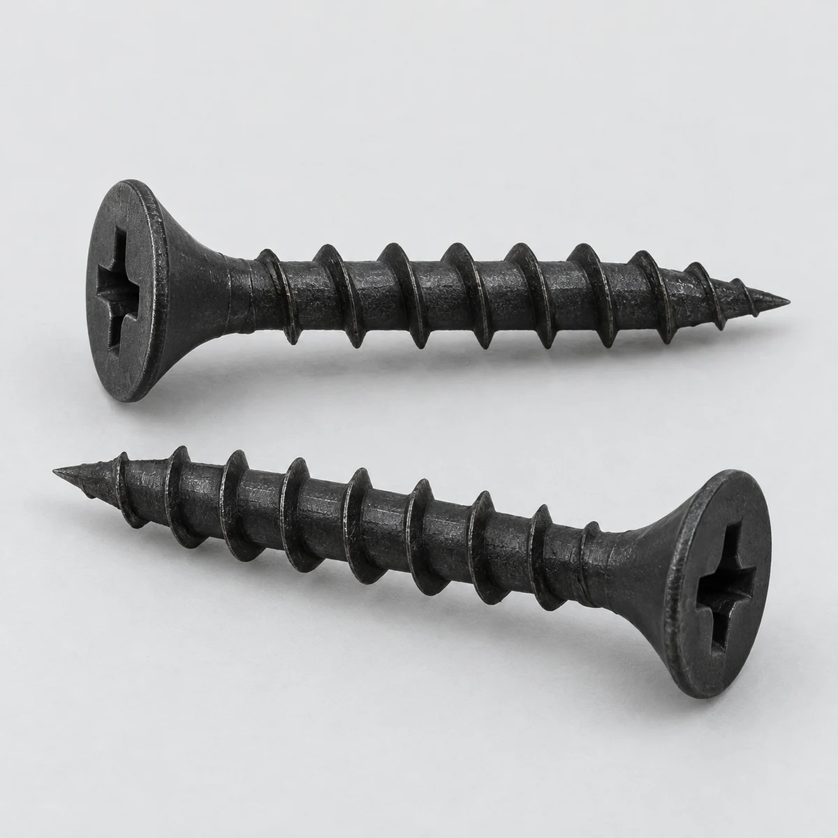 Chipboard Screw - black finish (product illustration)