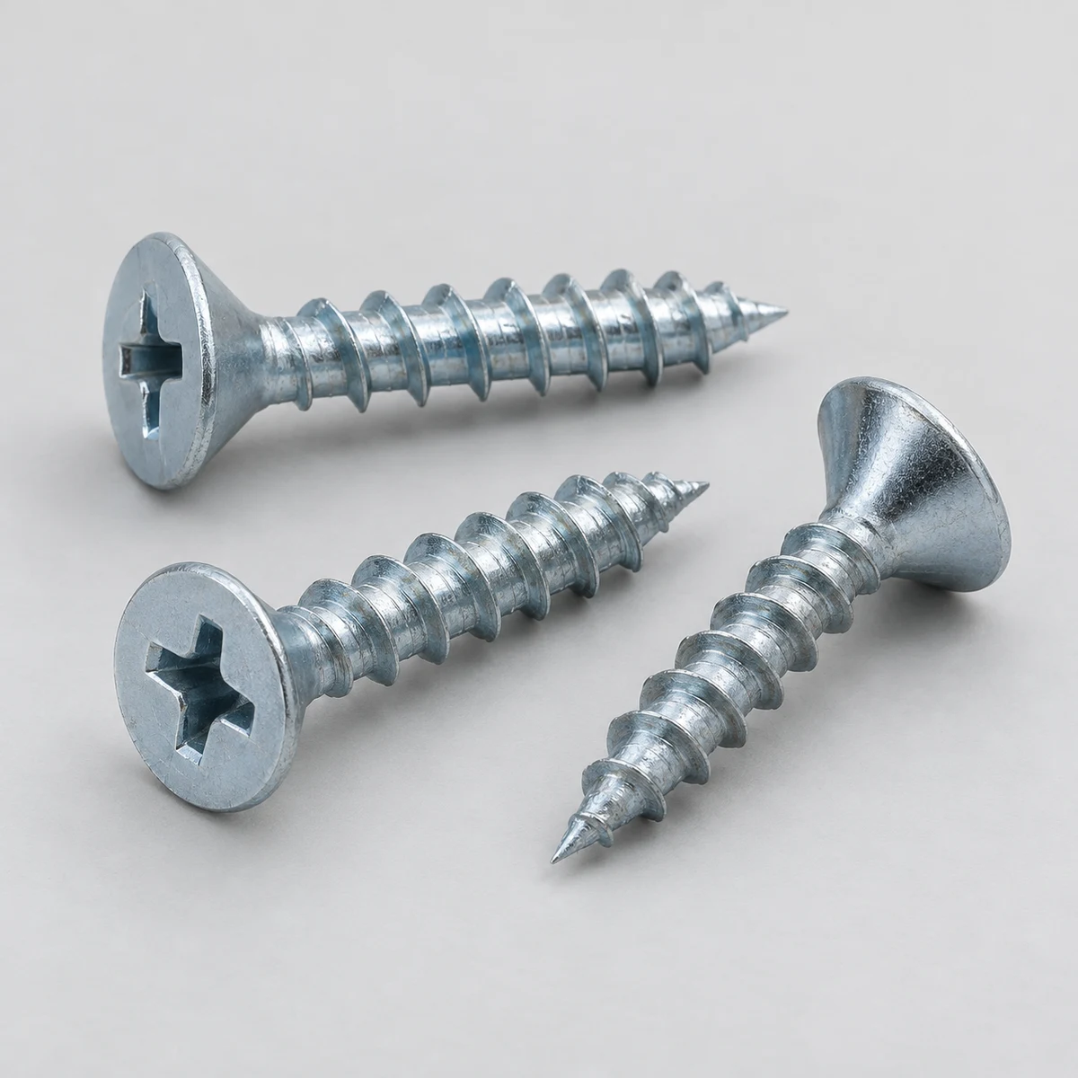 Chipboard Screw - zinc plated (product illustration)