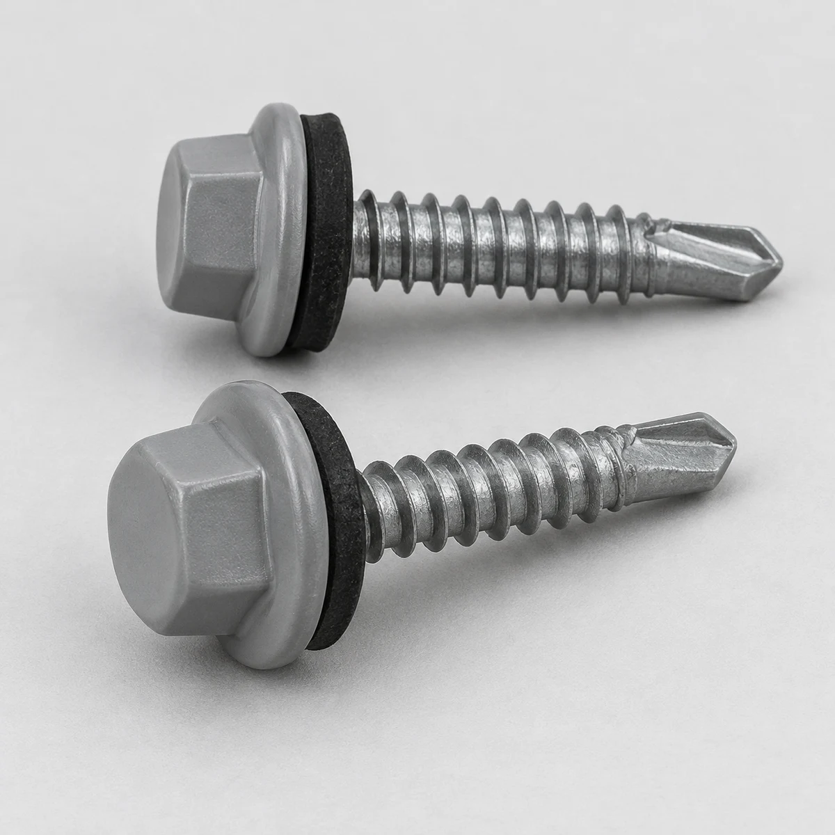 Nylon Head Self Drilling Screw - painted (product illustration)