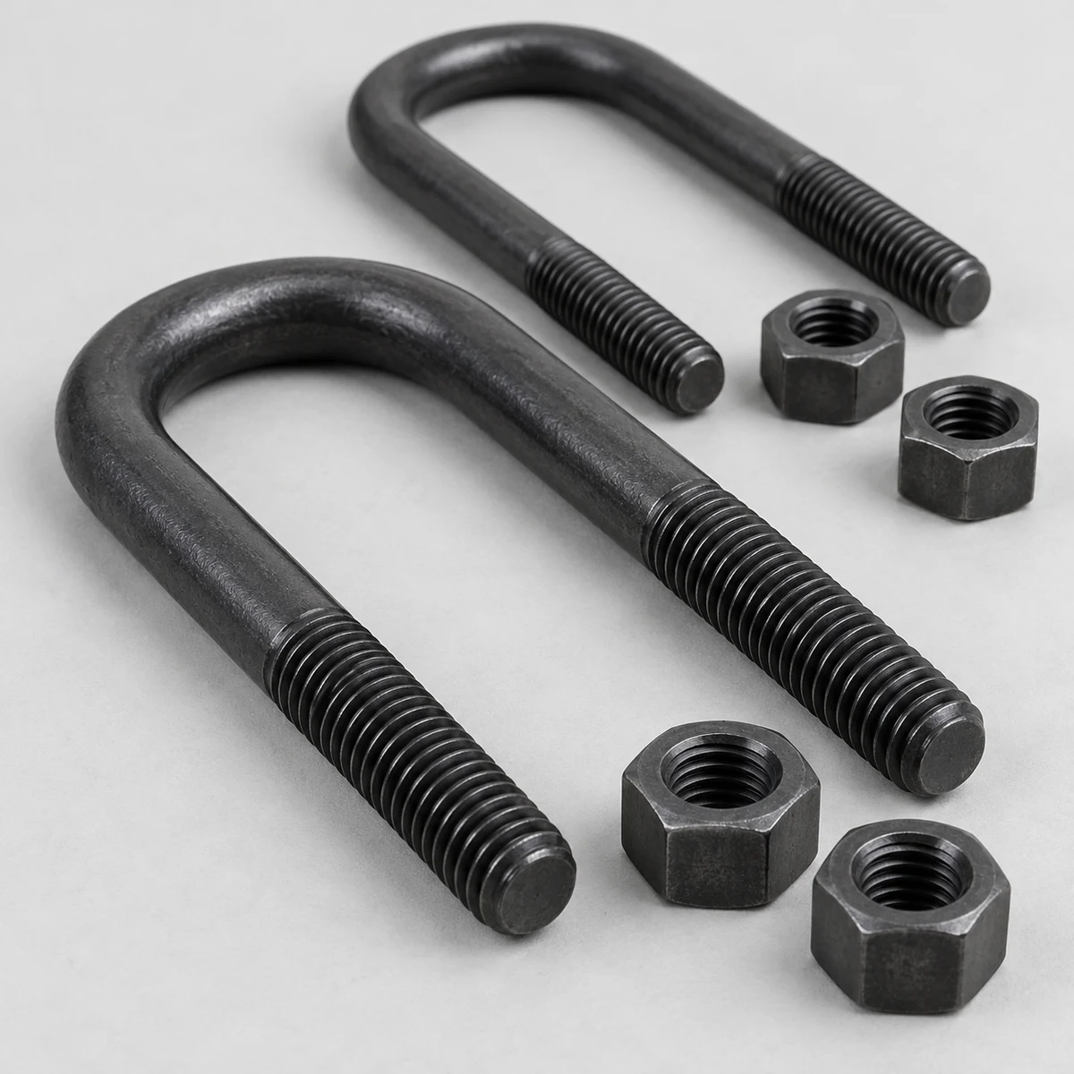 U Bolt - black finish (product illustration)
