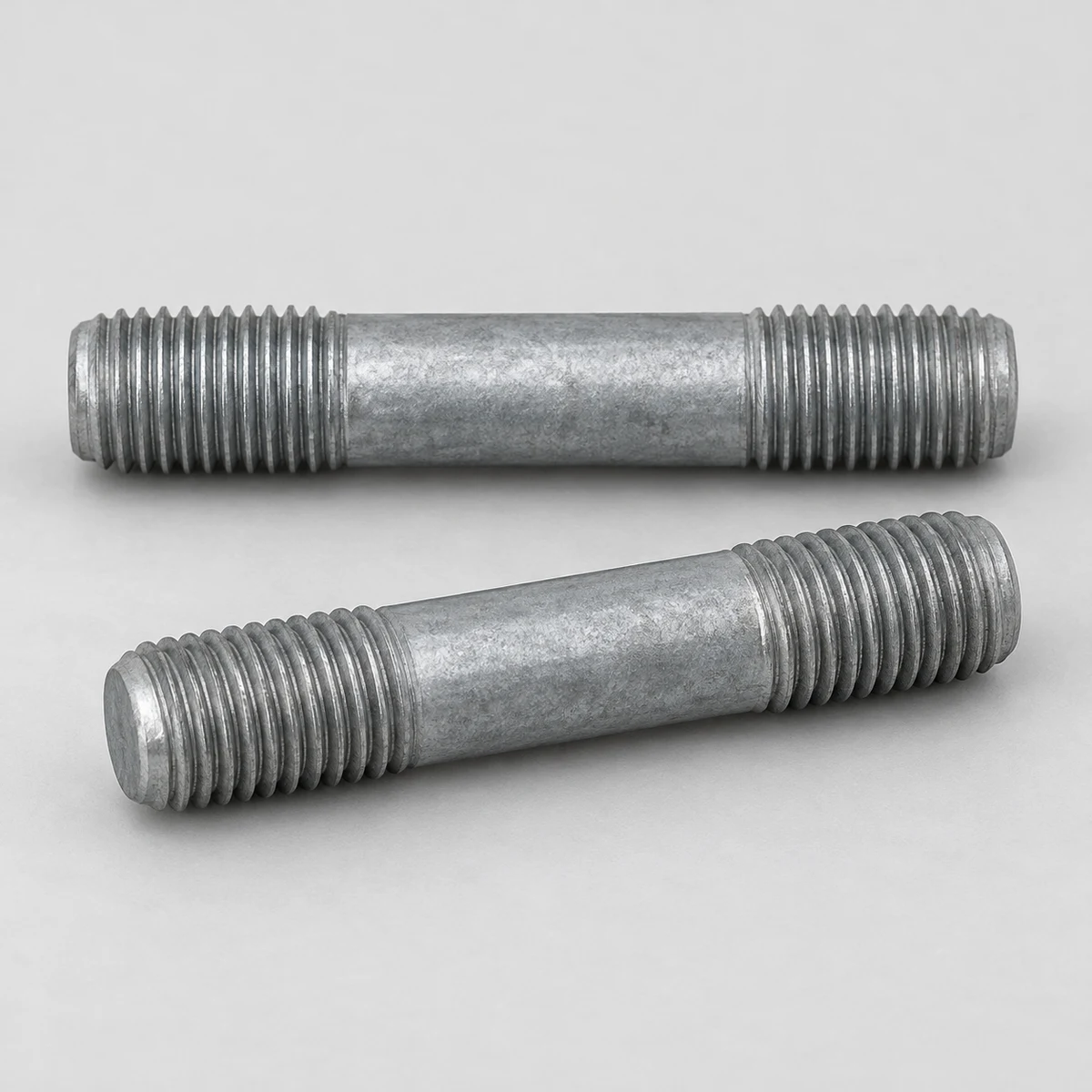 Double End Stud - hot-dip galvanized (product illustration)