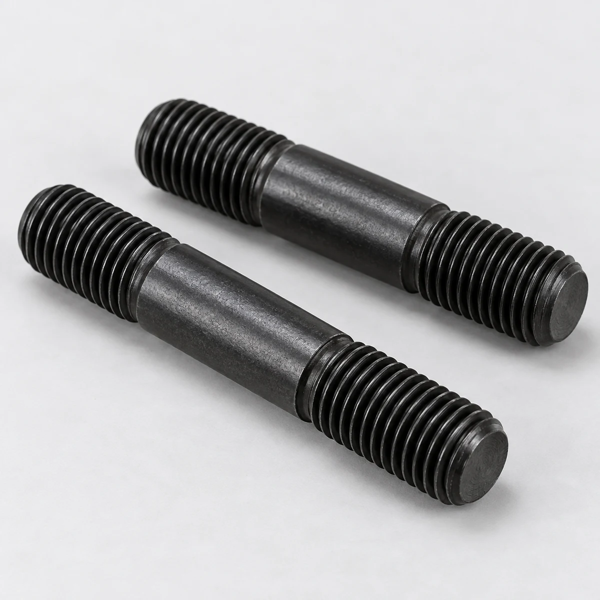 Double End Stud - black finish (product illustration)