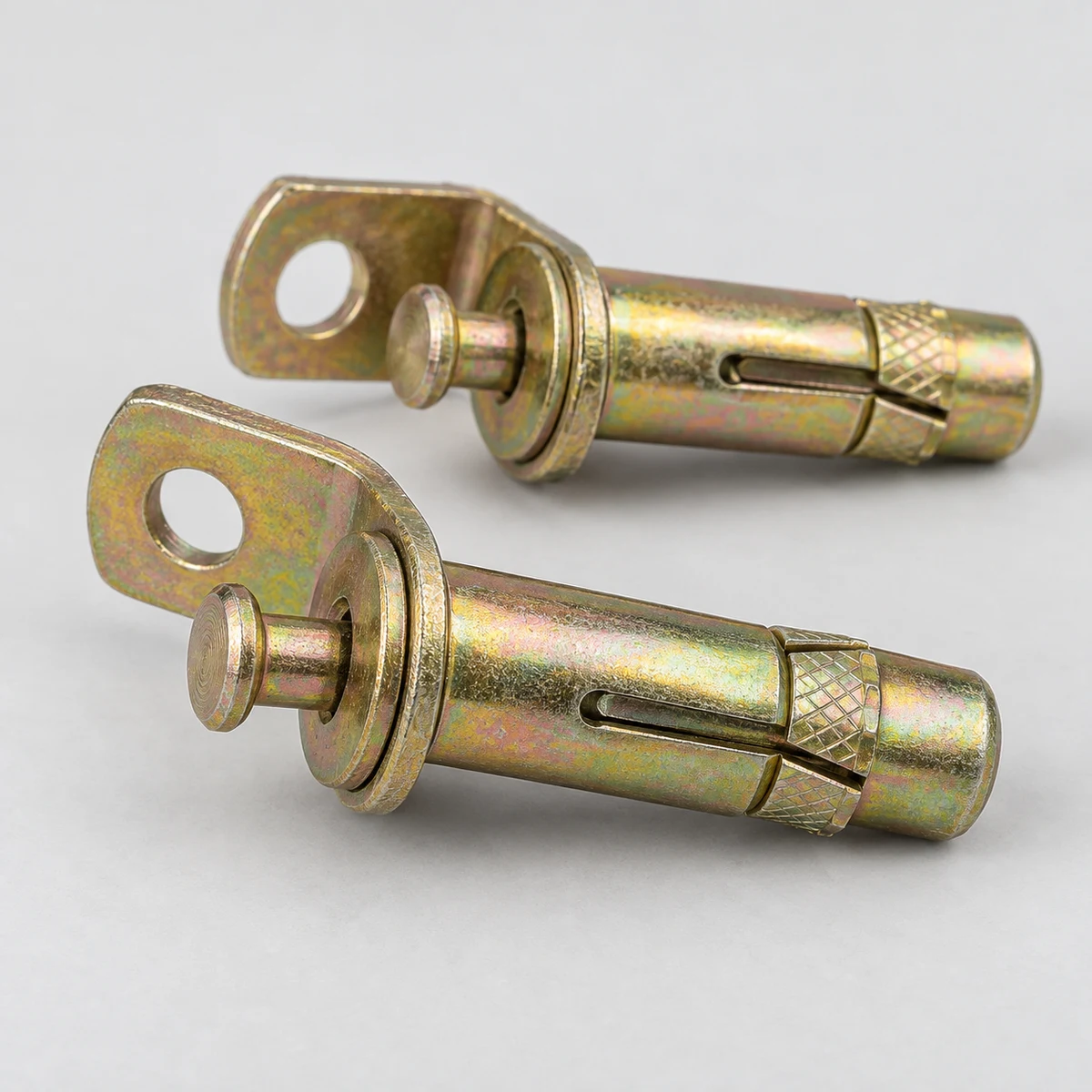 Fire Ceiling Anchor Pin - yellow zinc (product illustration)