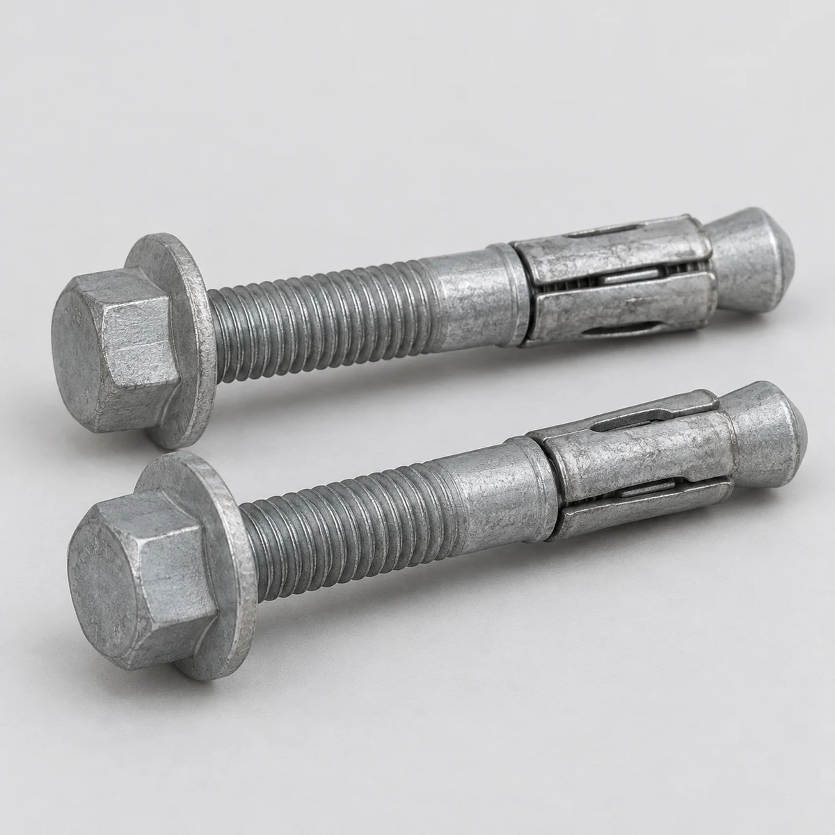 Flange Sleeve Anchor - hot-dip galvanized (product illustration)