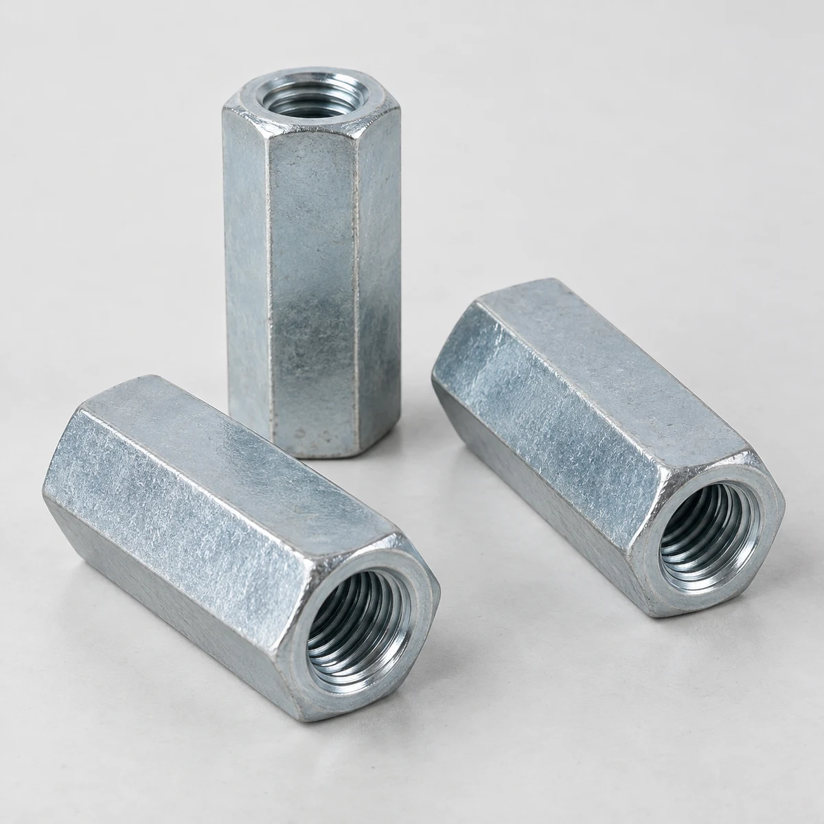 Coupling Nut - zinc plated (product illustration)