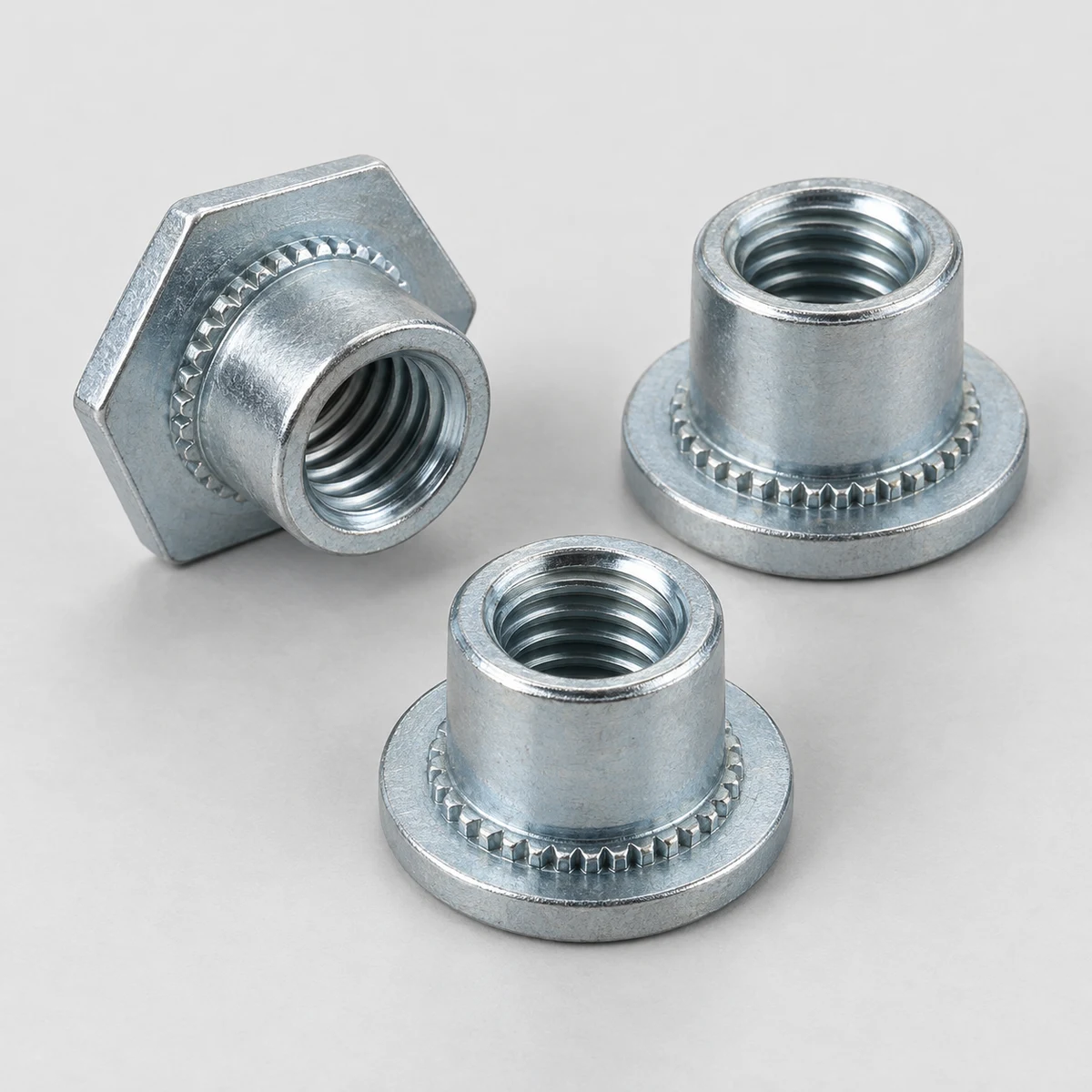 Press Rivet Nut - zinc plated (product illustration)