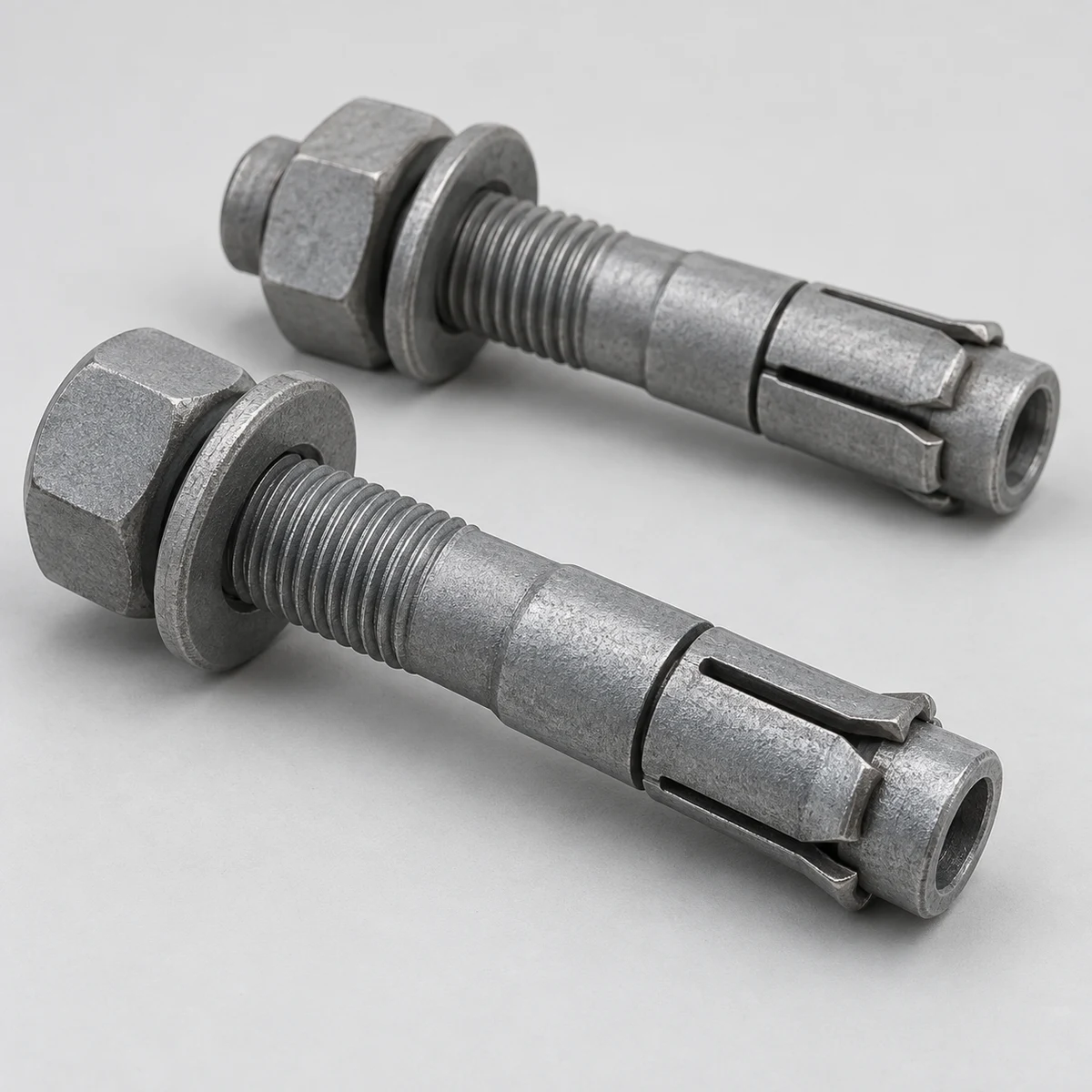 Self-undercut Anchor - zinc-flake finish (product illustration)