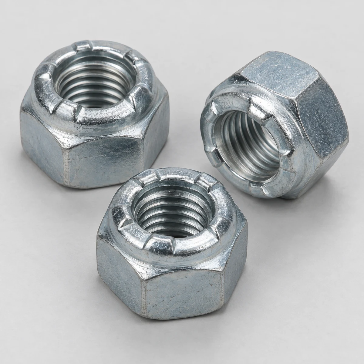 All Metal Lock Nut - zinc plated (product illustration)
