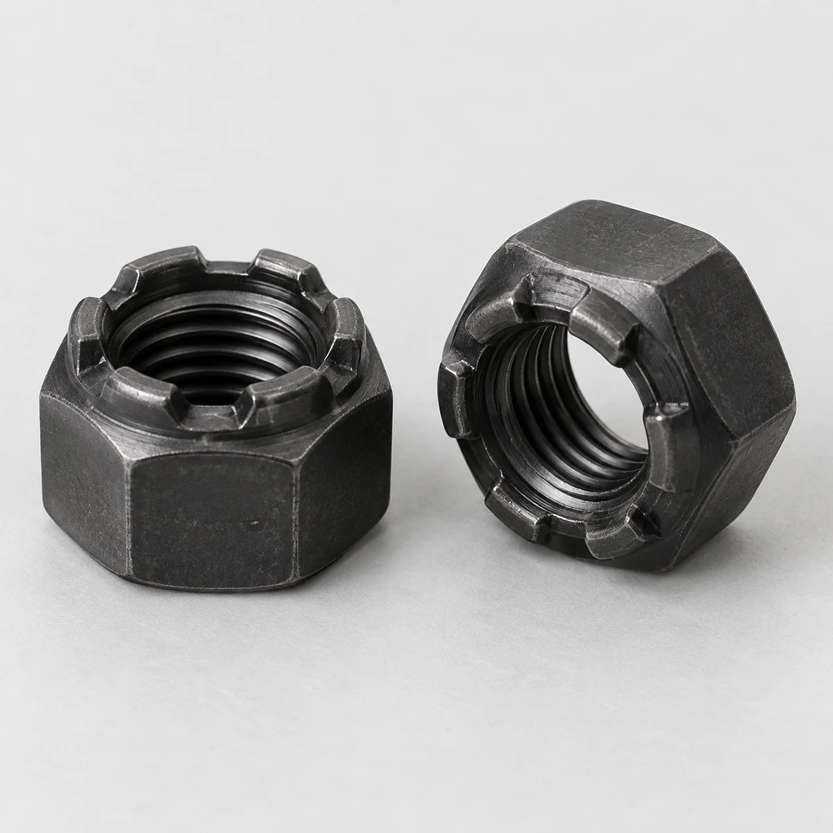 All Metal Lock Nut - black finish (product illustration)