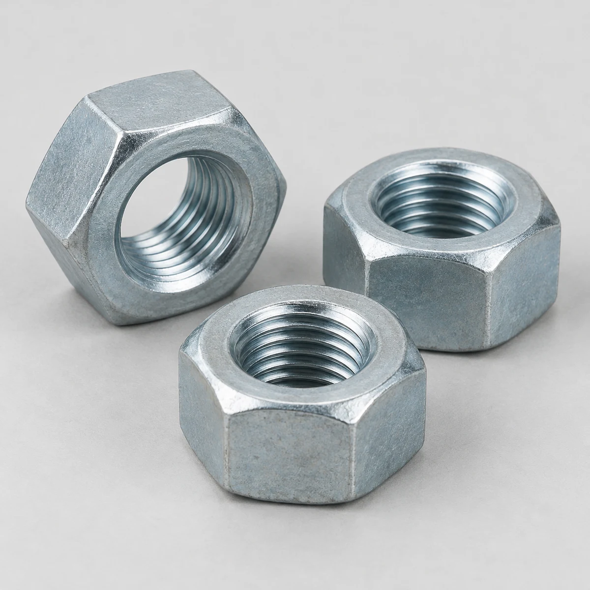 High Strength Hex Nut - zinc plated (product illustration)