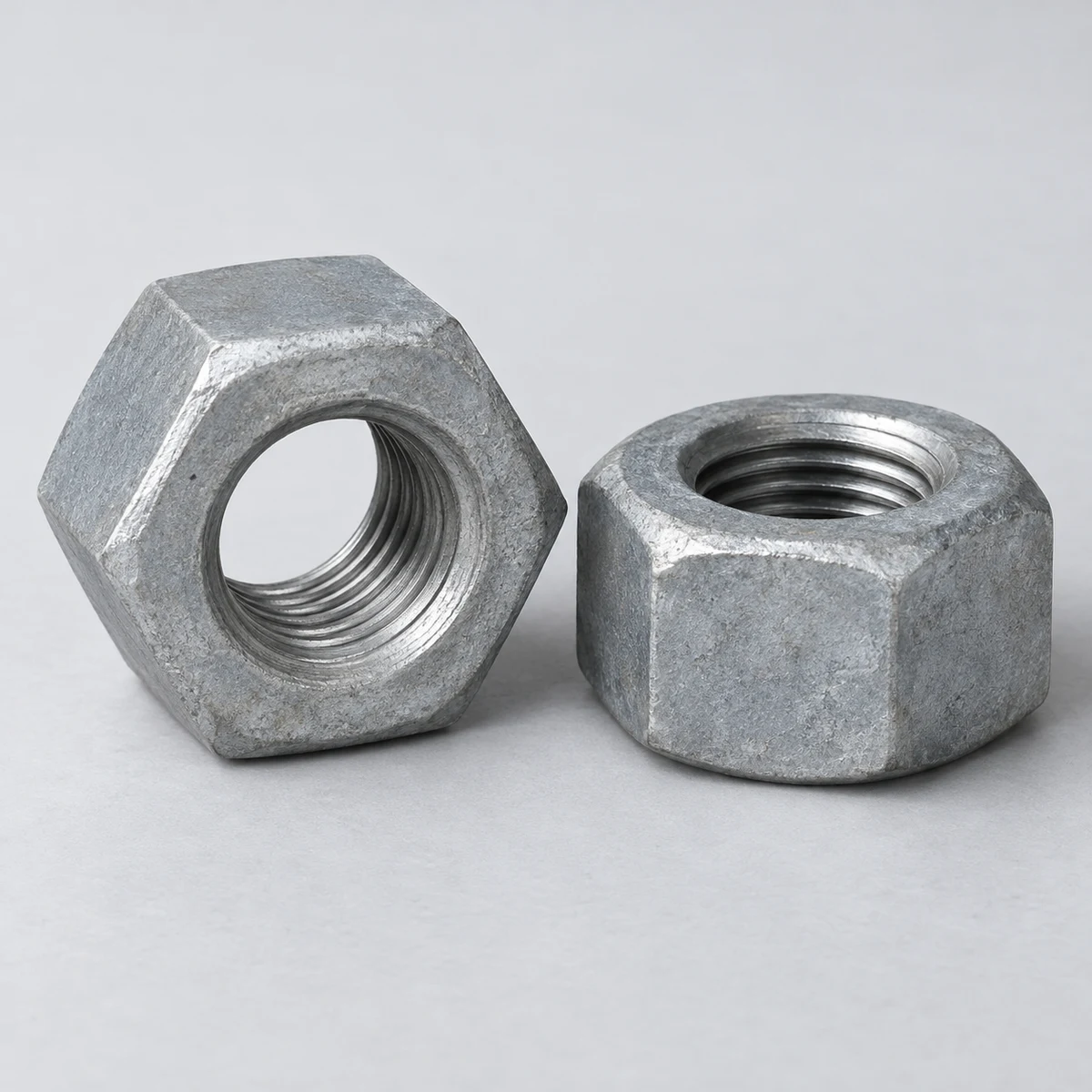 High Strength Hex Nut - hot-dip galvanized (product illustration)