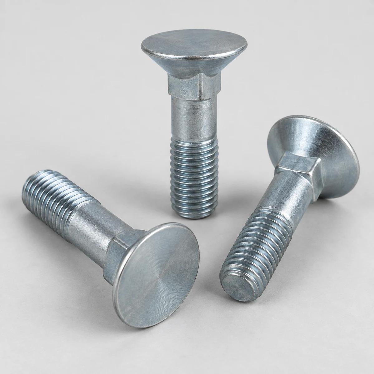 Plow Bolt - zinc plated (product illustration)