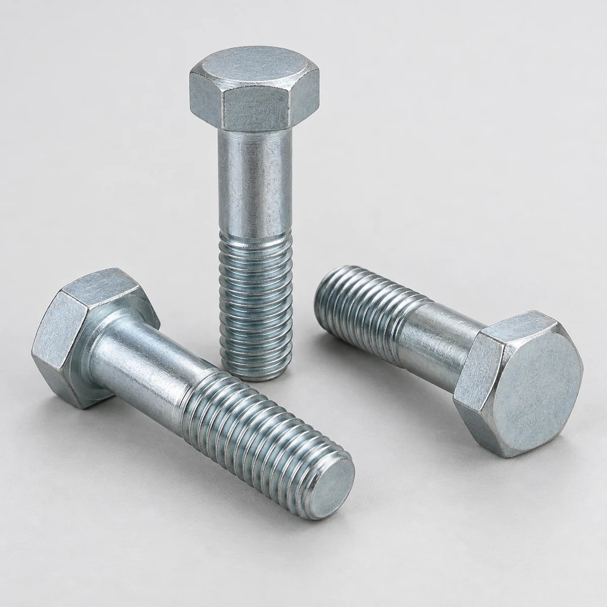 High Strength Hex Bolt - zinc plated (product illustration)