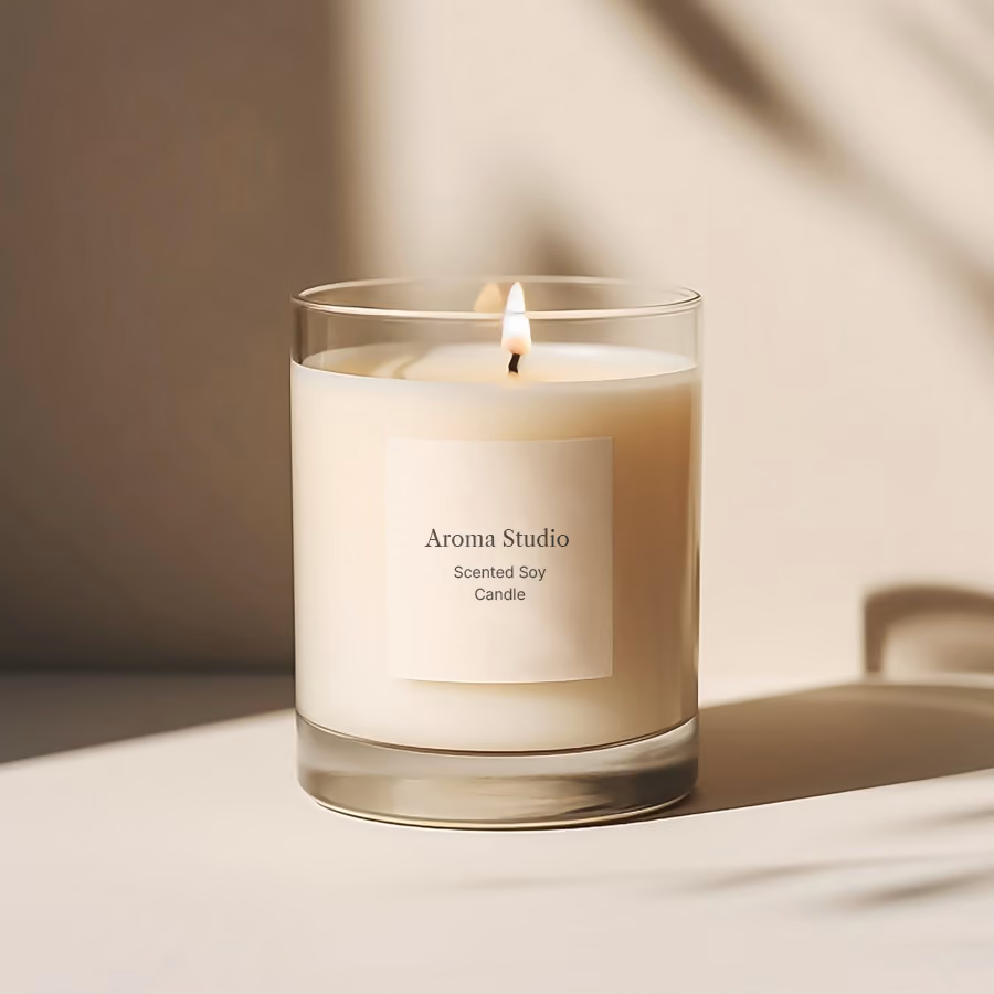 Aroma Studio workspace and candle-making photo