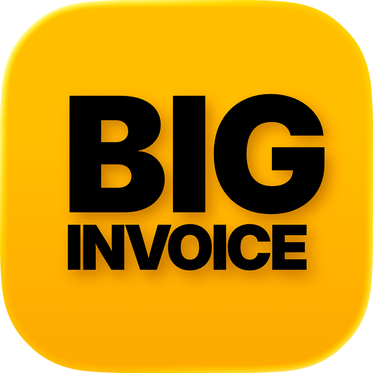 BIG INVOICE — mobile invoicing app for tradespeople
