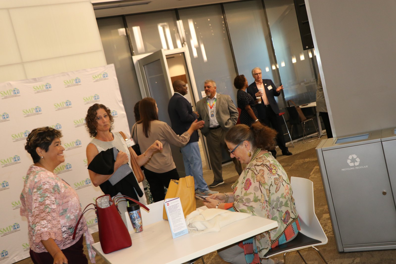 Attendees at SMPHR panel discussion or workshop