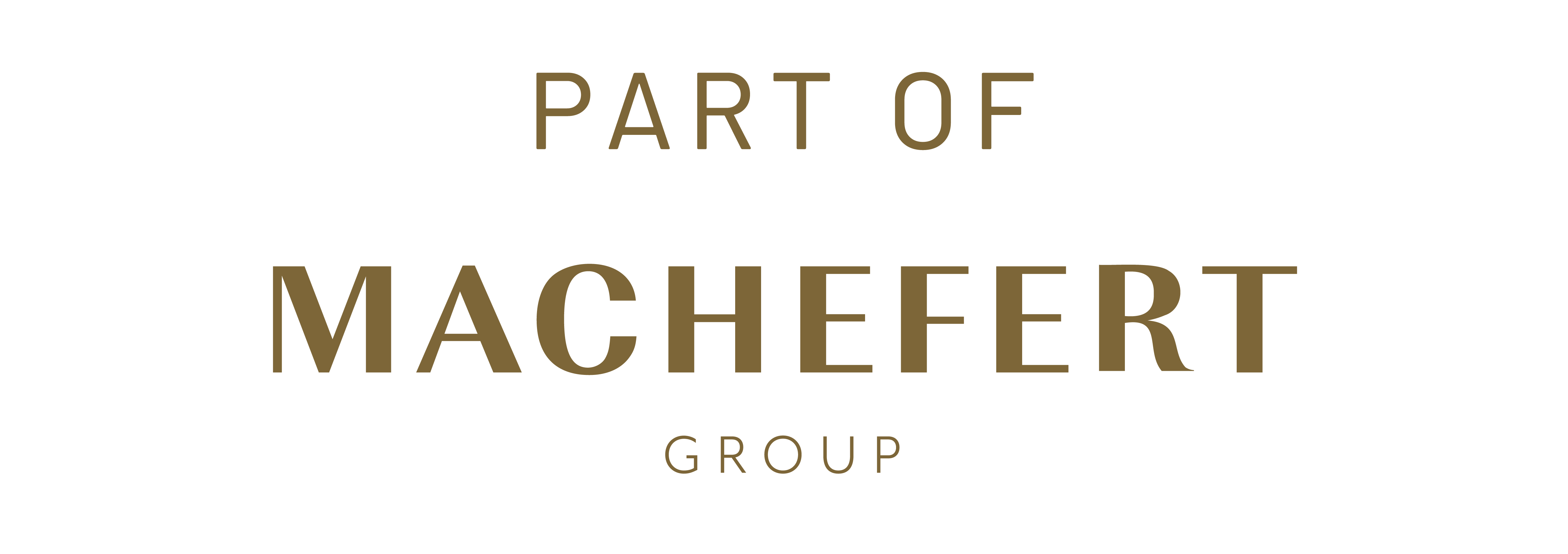 Texte indiquant appartenant au groupe Machefert.