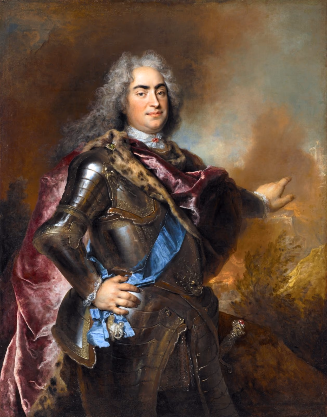 Portrait of Augustus II the Strong by Louis de Silvestre