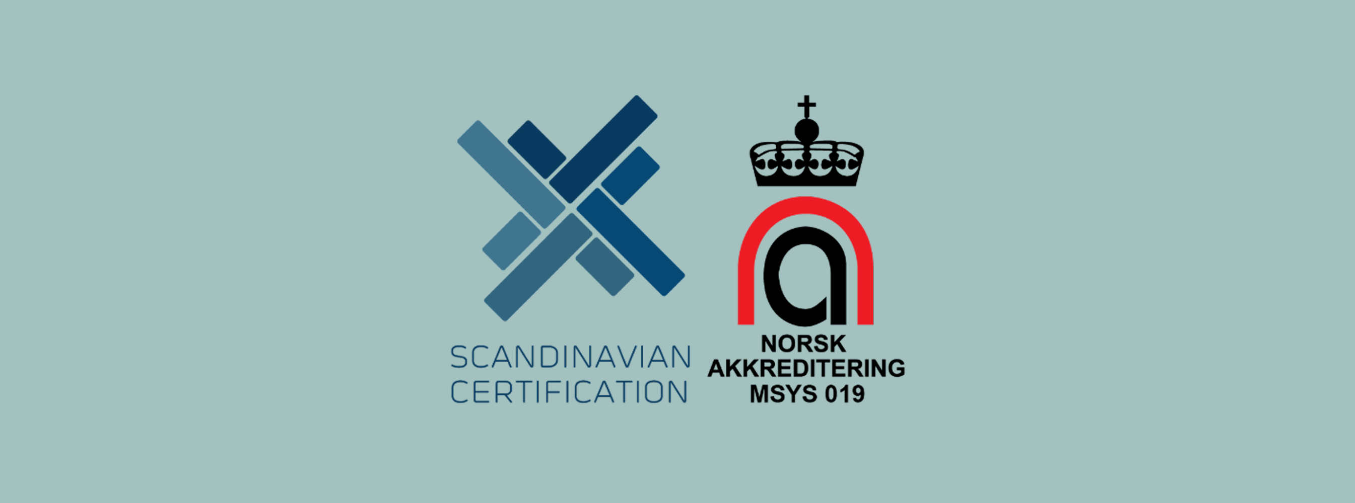 Scandinavian certification & Norsk akkreditering Logo
