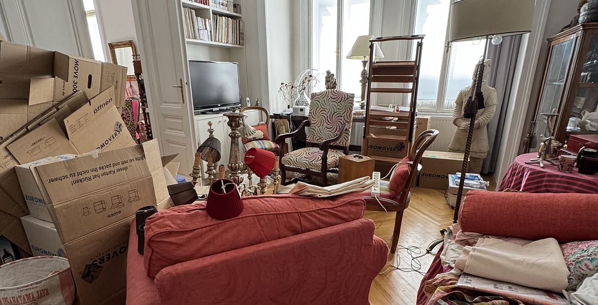 Wohnungsräumung Wien mit Möbeln und Haushaltsgegenständen