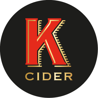 K CIDER logo with a large red K and gold CIDEr text on a black circle background.