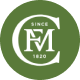 Casella logo with white letters FM and text since 1820 on a green circular background.