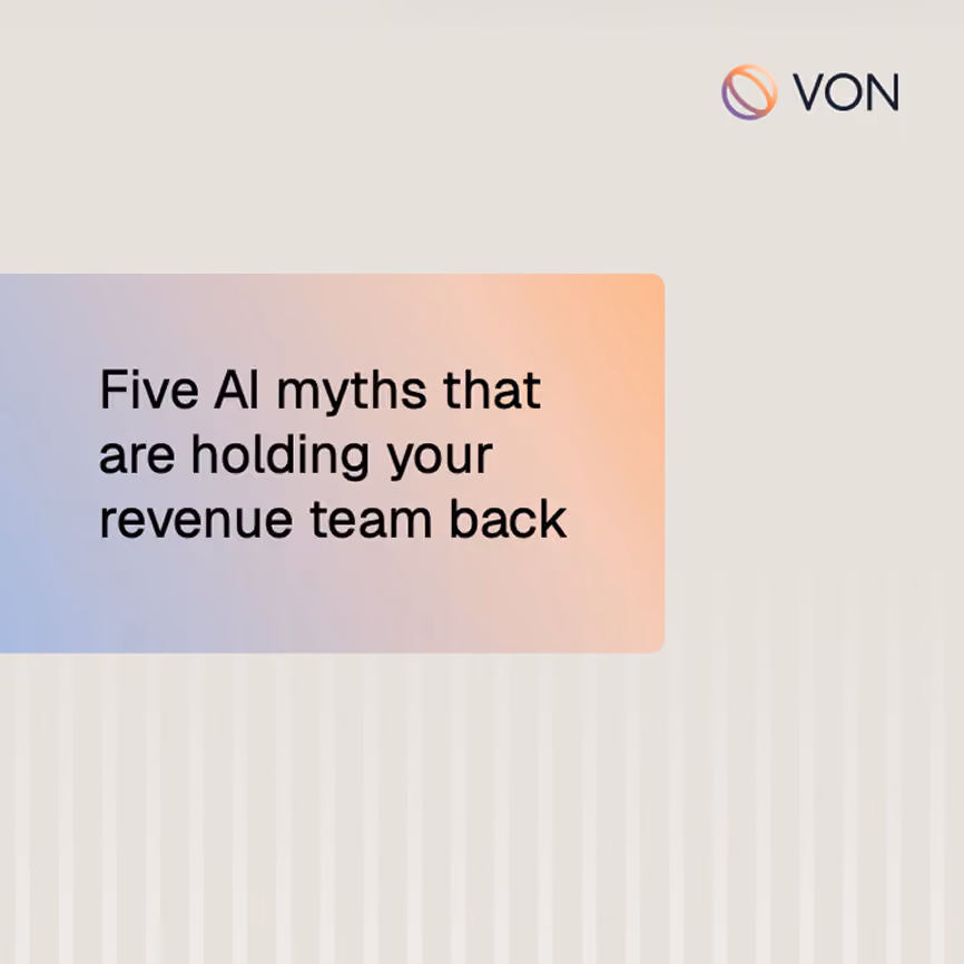 Five AI Myths That Are Holding Your Revenue Team Back