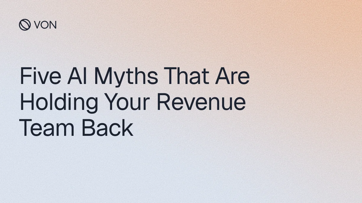 Five AI Myths That Are Holding Your Revenue Team Back