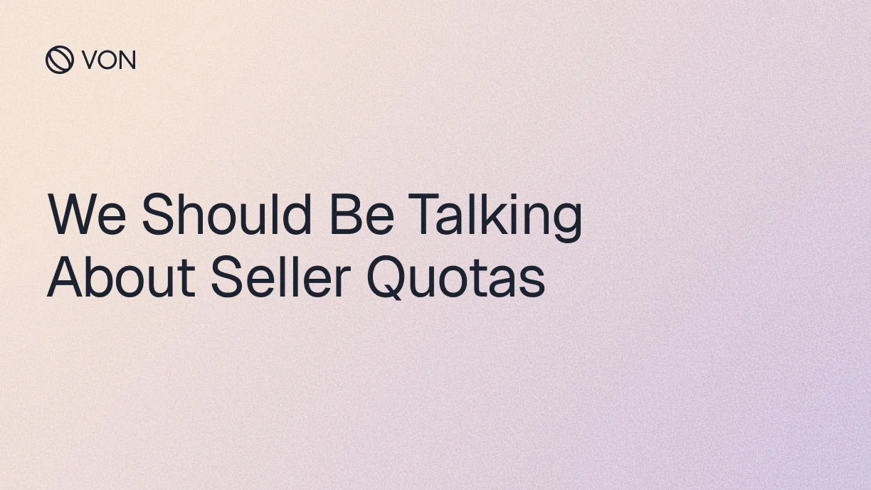 We Should Be Talking About Seller Quotas