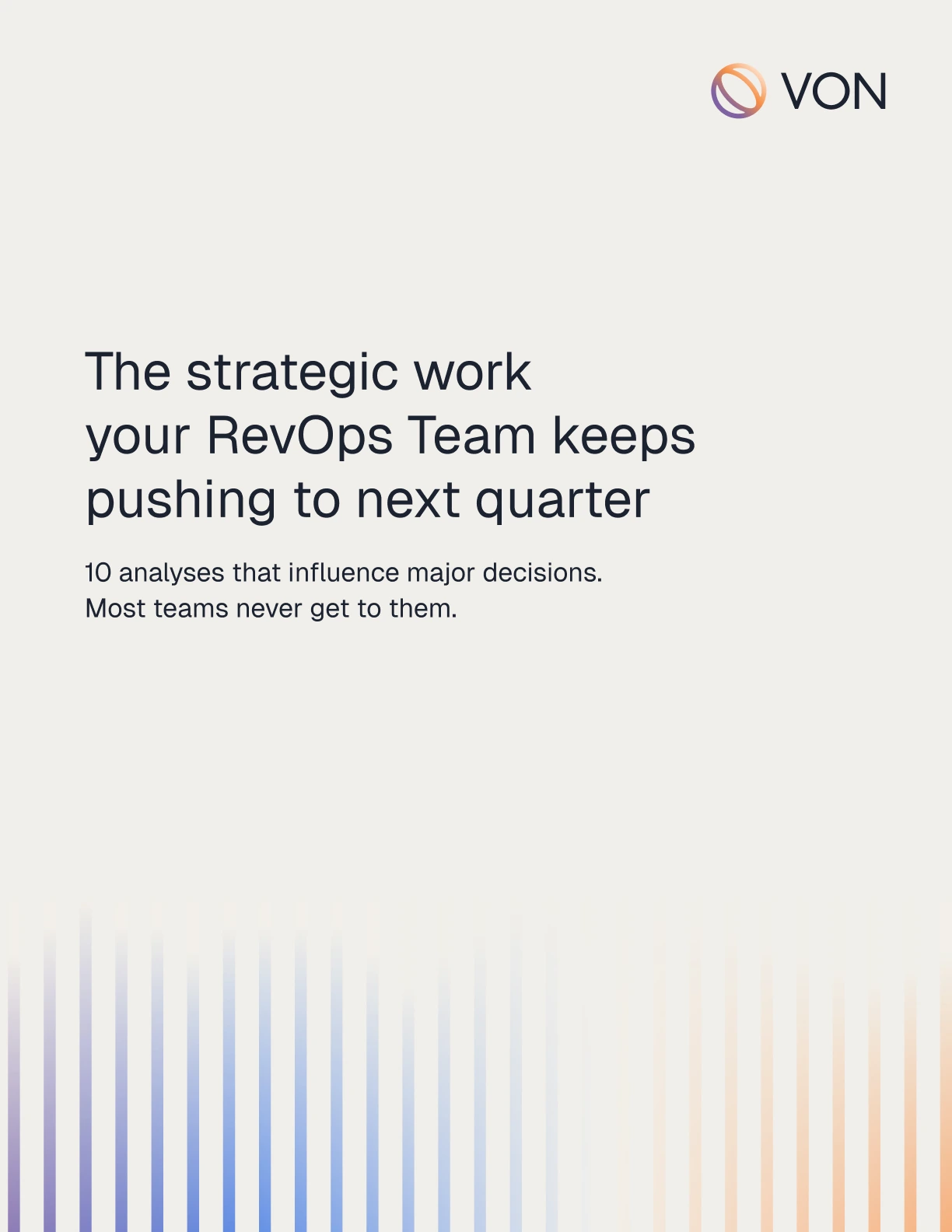 The Strategic Work Your RevOps Team Keeps Pushing to Next Quarter