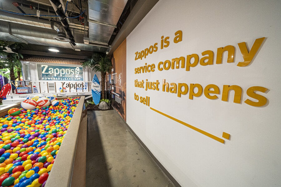 Bureaux de Zappos, la filiale d'Amazon avec une culture d'entreprise centrée sur le bien-être