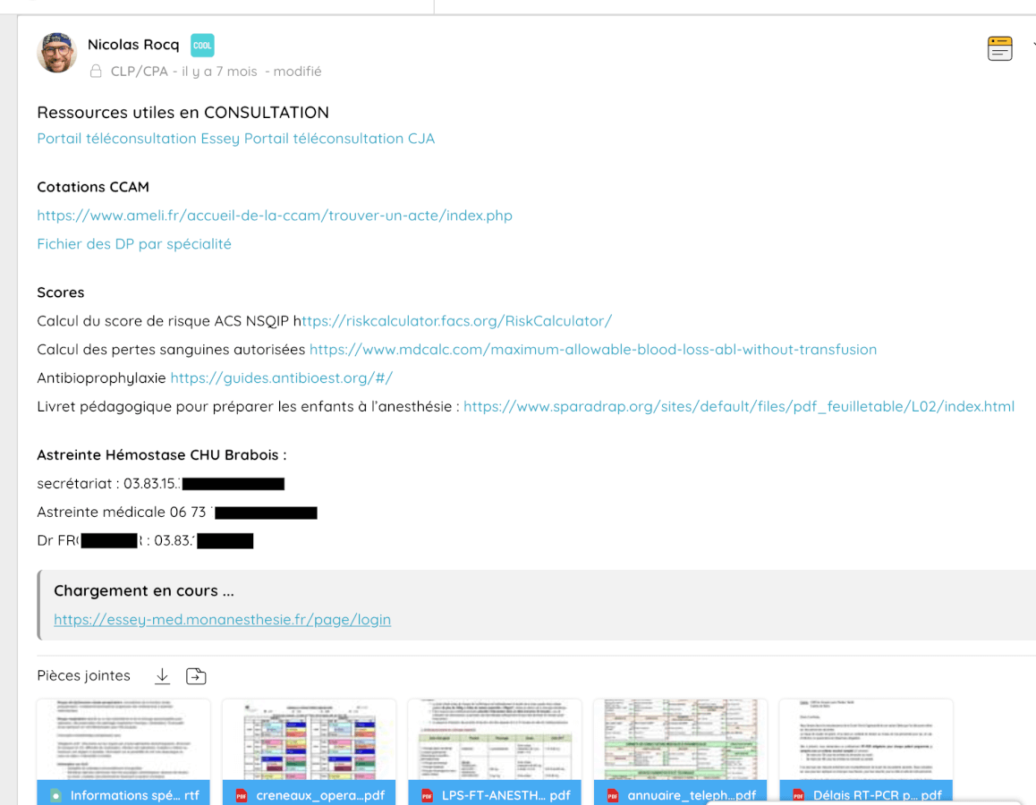 Exemple d'intranet d'entreprise chez SCPARE