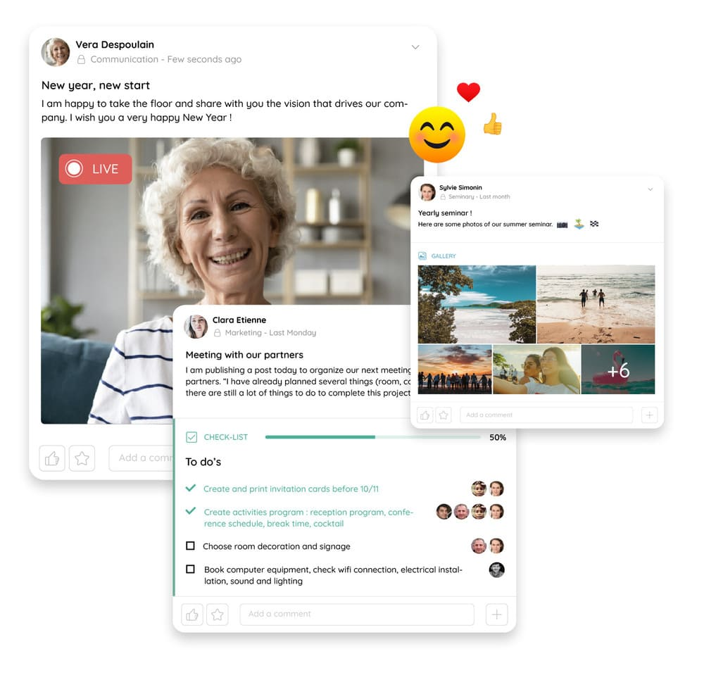 Talkspirit is one of the greatest tools to communicate about change management