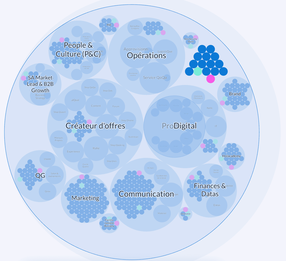 Organigramme de QoQa sur Talkspirit