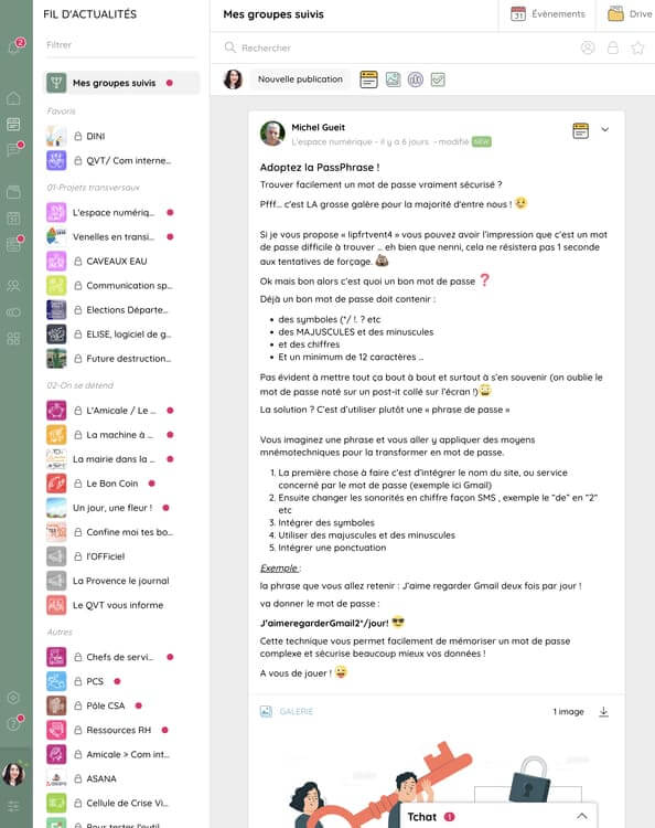 Publication Talkspirit sur la PassPhrase : une bonne pratique pour créer des mots de passe sûrs