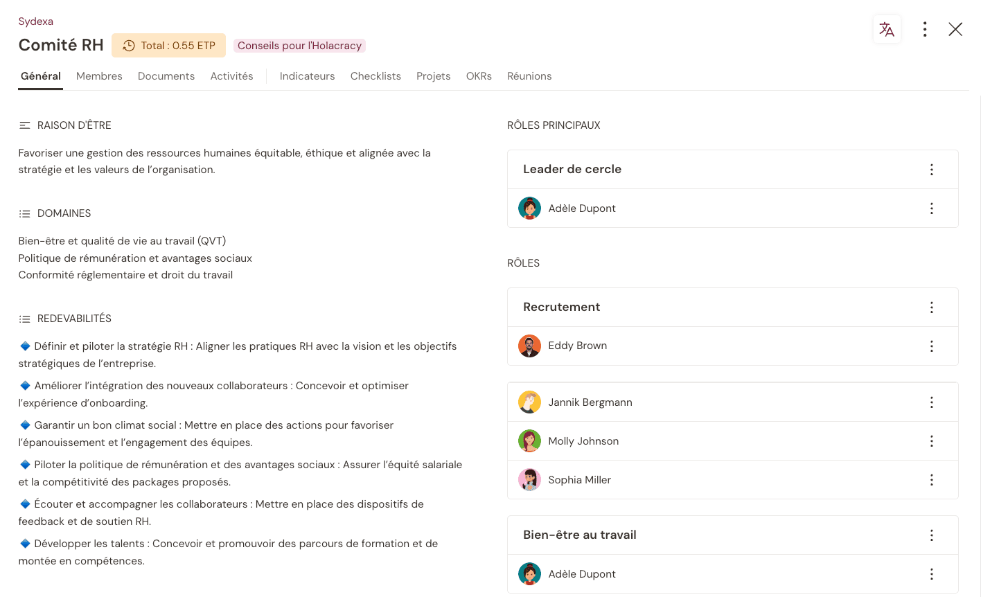 Documenter les responsabilités d'un rôle sur Talkspirit est essentiel pour mettre en place le management collaboratif
