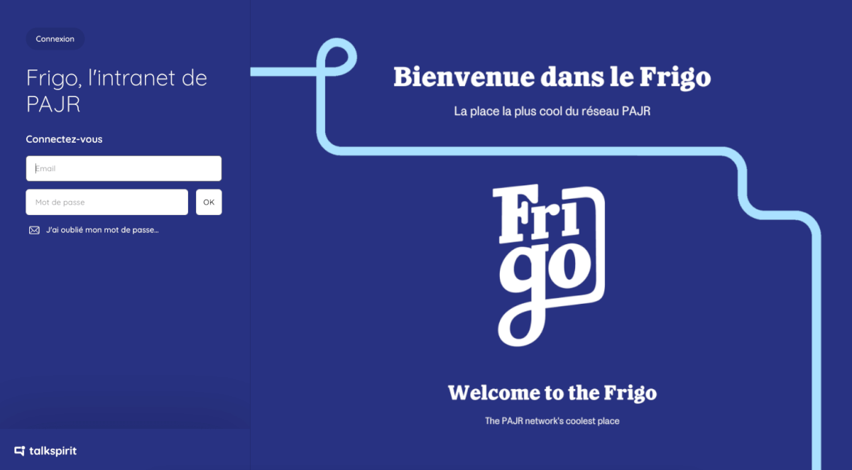 Page de login