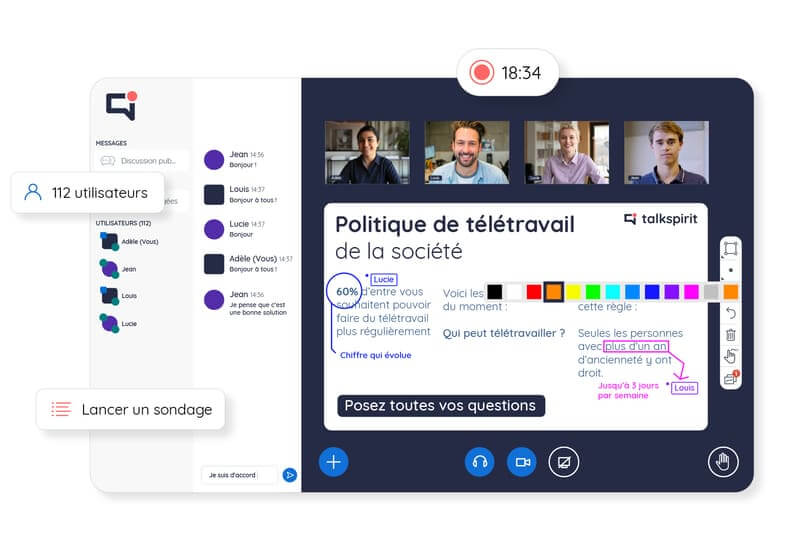 Webinaire sur Talkspirit, l'outil idéal pour suivre les tendances de la communication interne en 2023