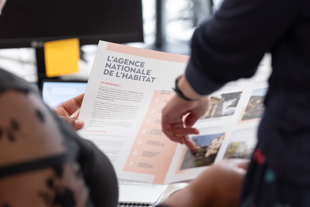 Journal mettant en avant l'Anah