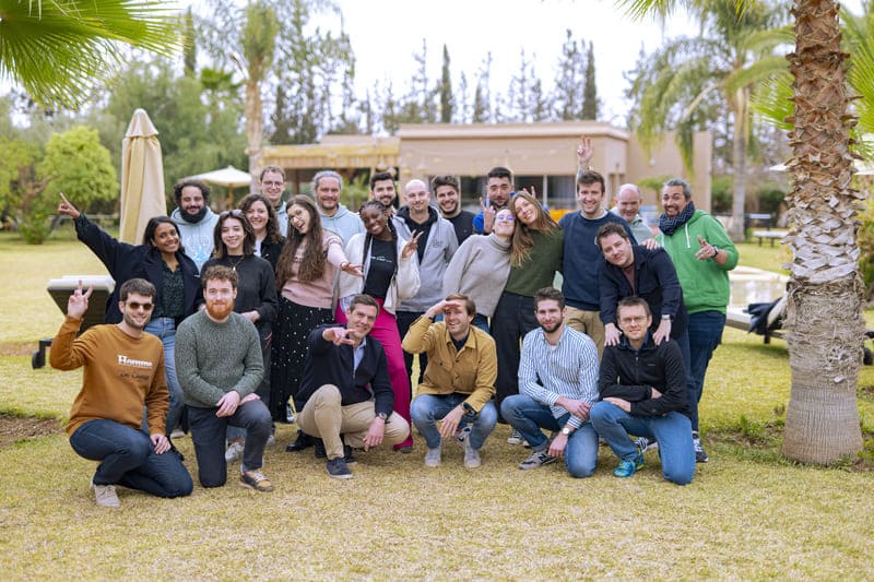 Photo de groupe de l'équipe Talkspirit