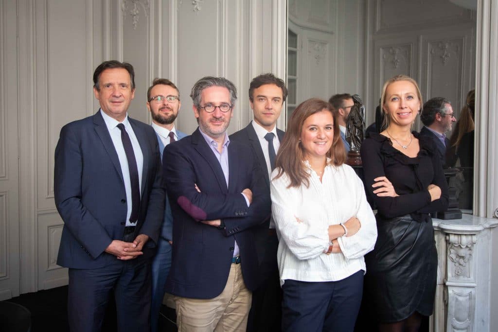 Photo de l'équipe de l'office notarial Vacossin & Associés