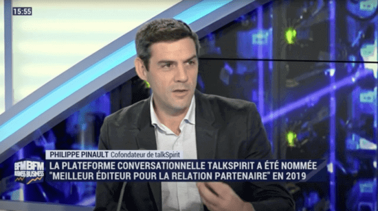 Philippe Pinault, CEO de Talkspirit, parle réseaux sociaux d'entreprise sur BFM Business