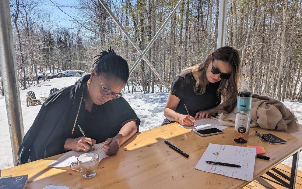 The idehō team thinking about a crisis management plan for their client who wants to build resilience in the workplace